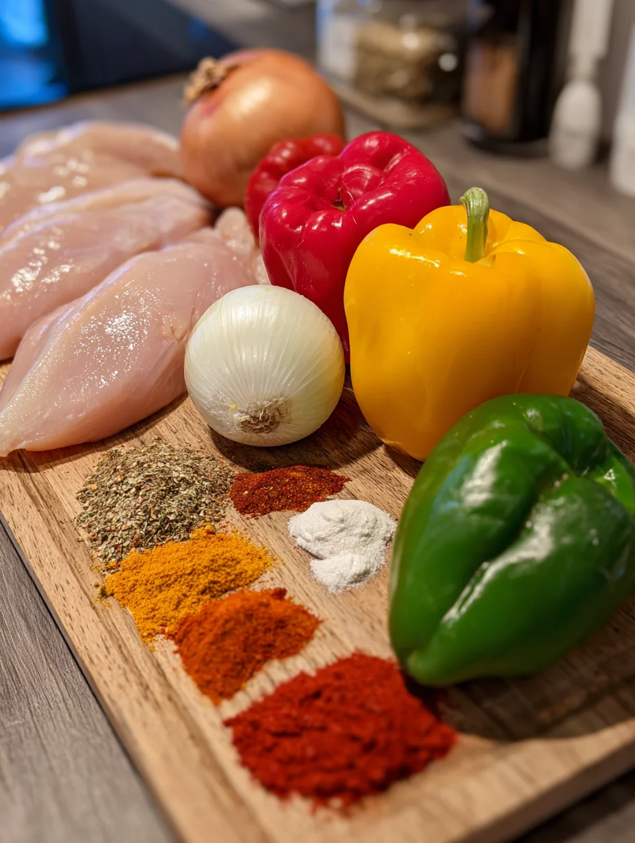 Air Fryer Chicken Fajitas