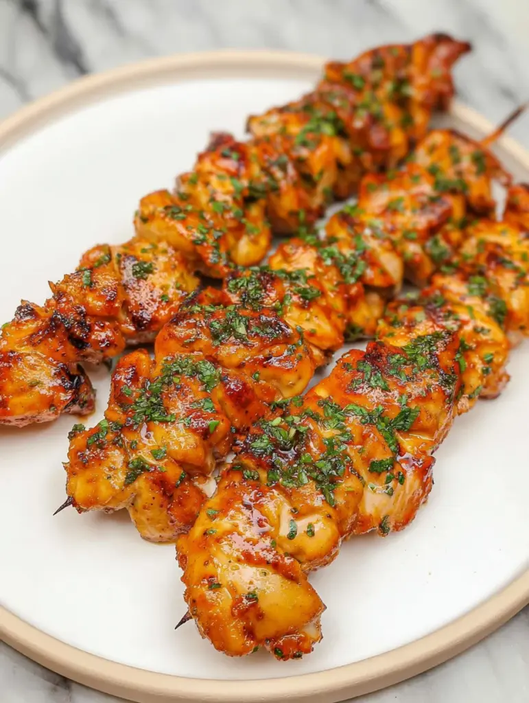 Air Fryer Chicken Skewers