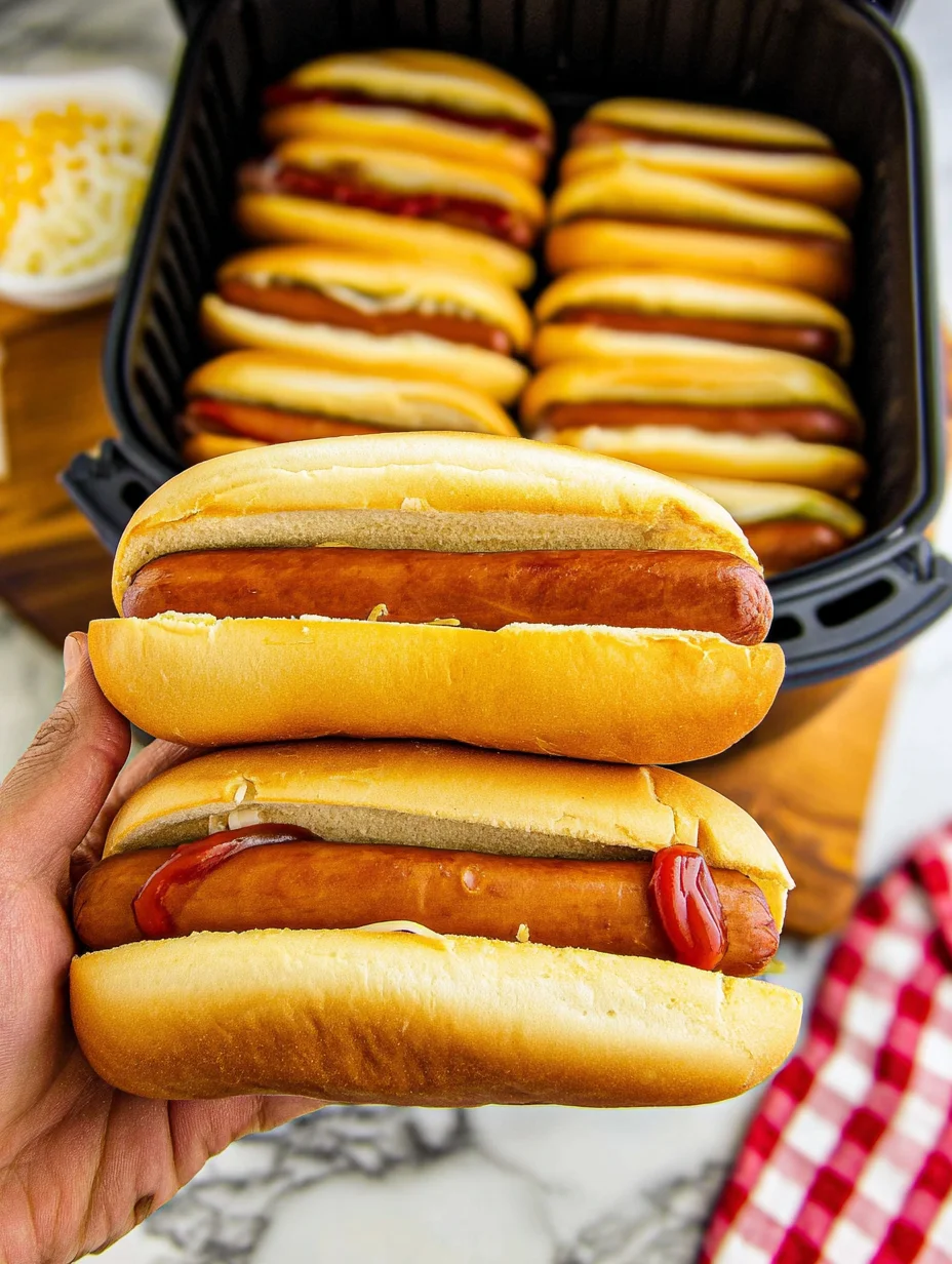 Air Fryer Hot Dogs