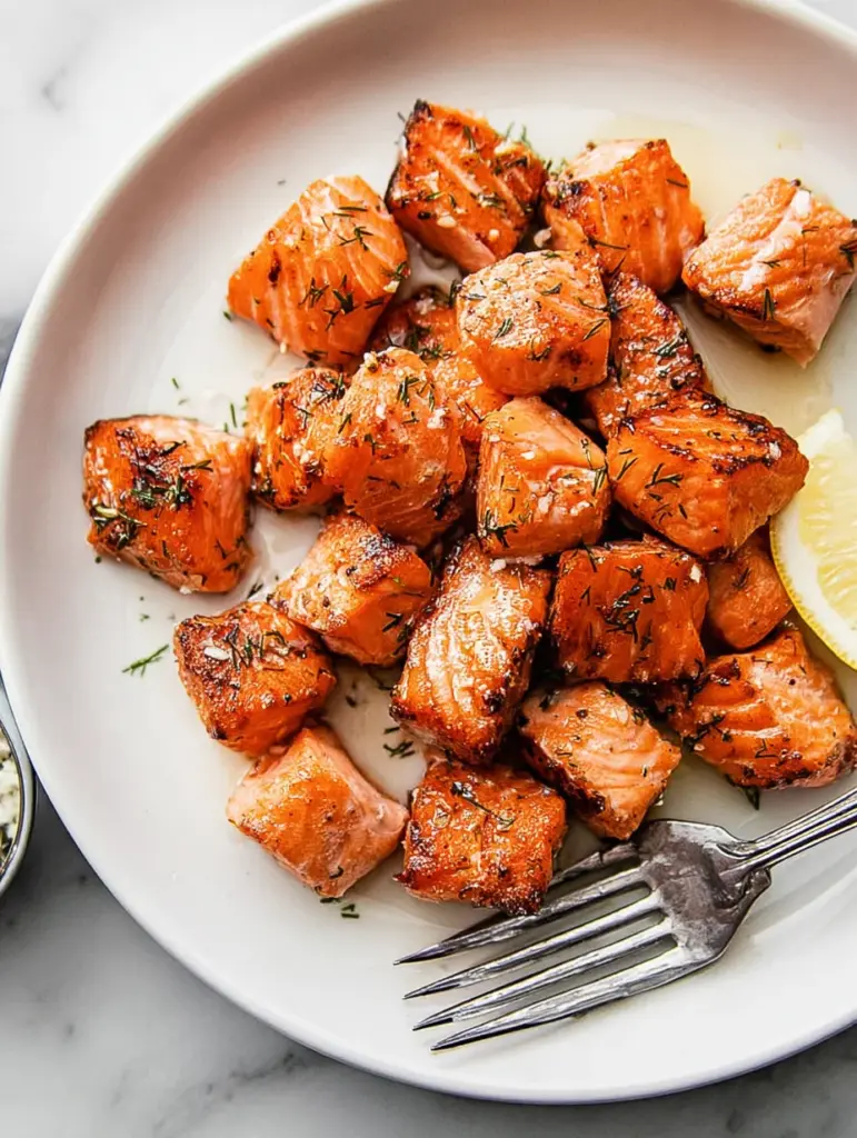 Air Fryer Salmon Bites