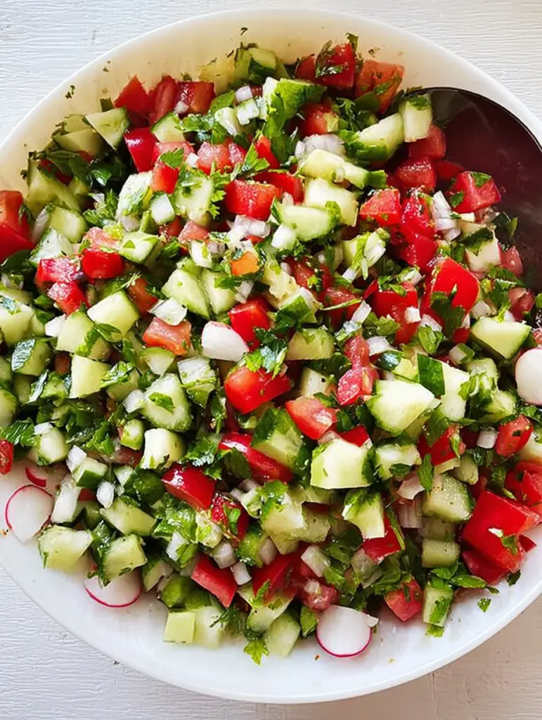Arabic Chopped Salad (سلطة)