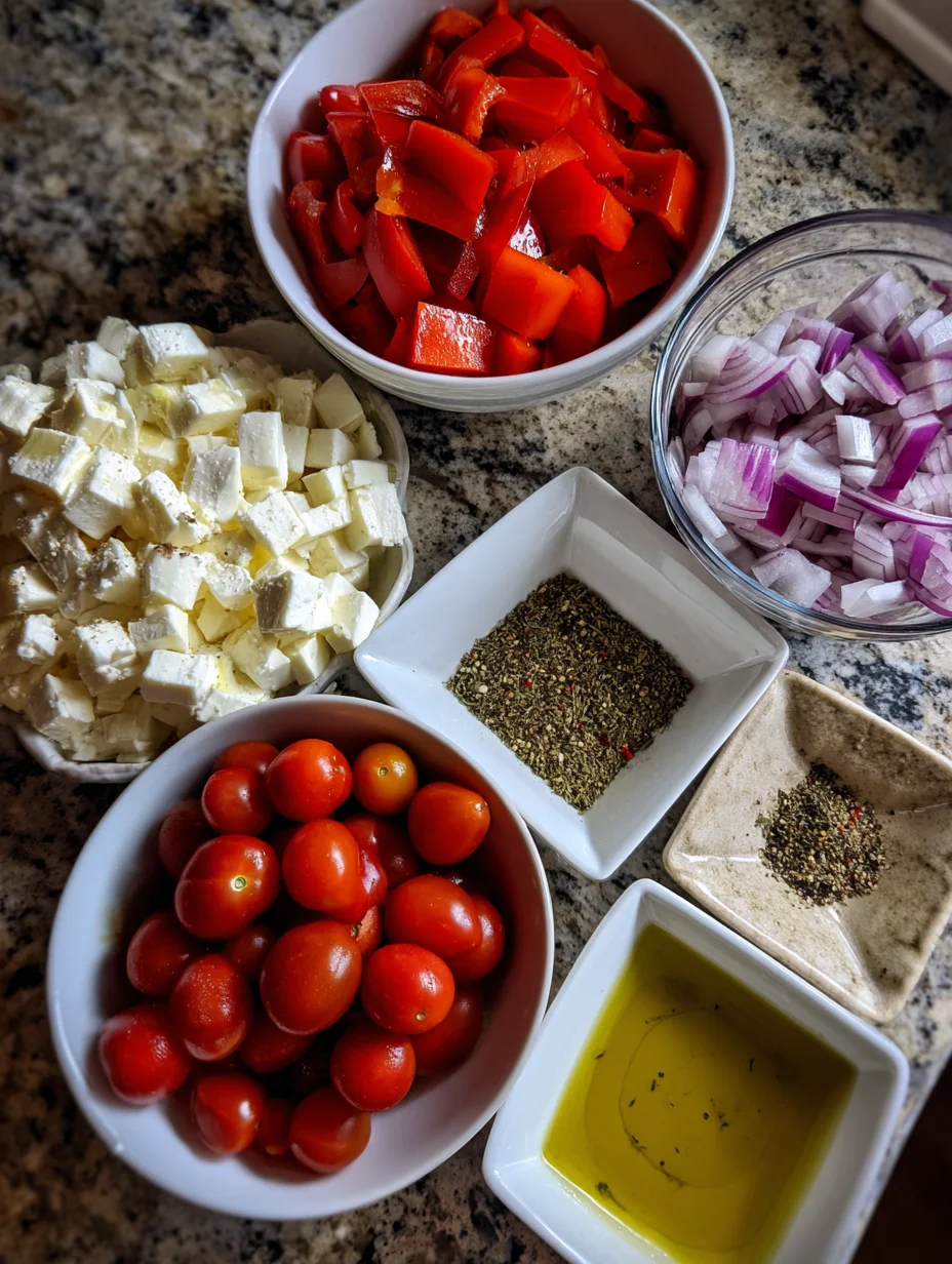 Baked Feta Eggs