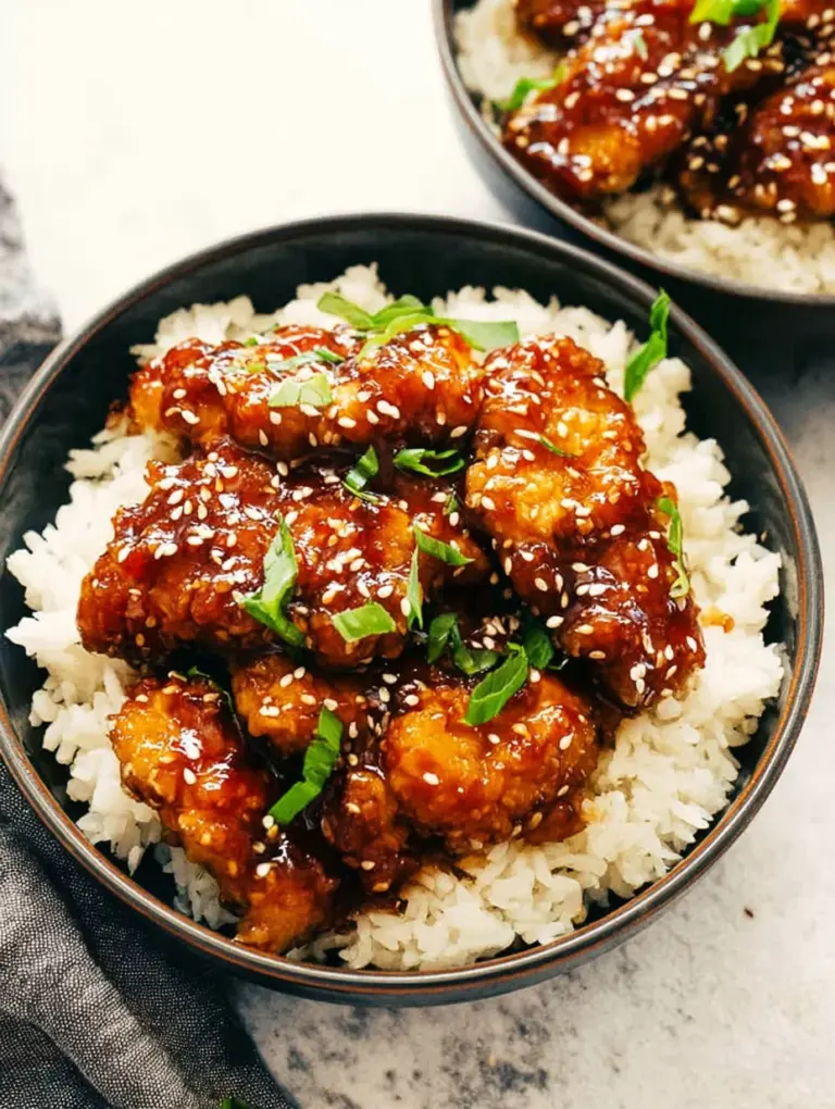 Baked Honey Sesame Chicken