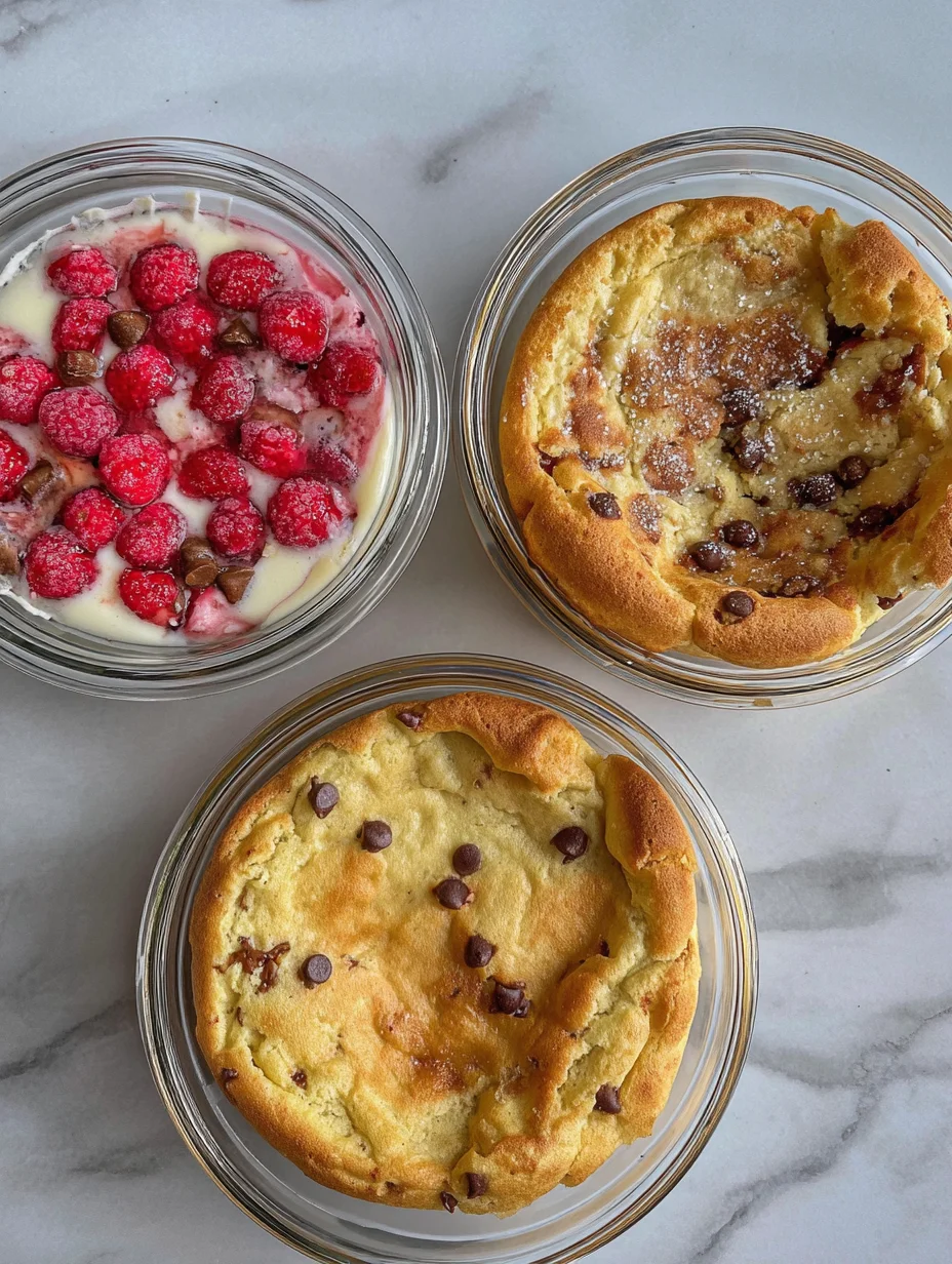 Baked Protein Pancake Bowls