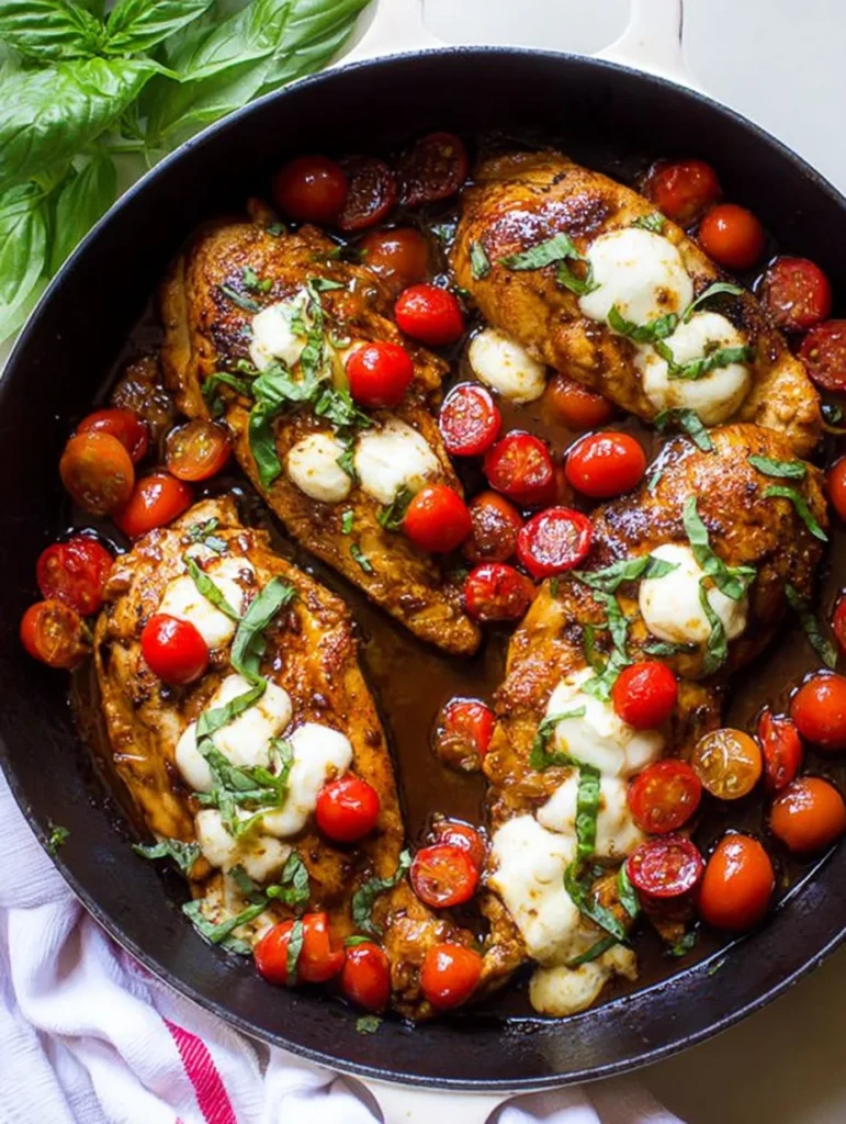 Balsamic Glazed One Pan Chicken