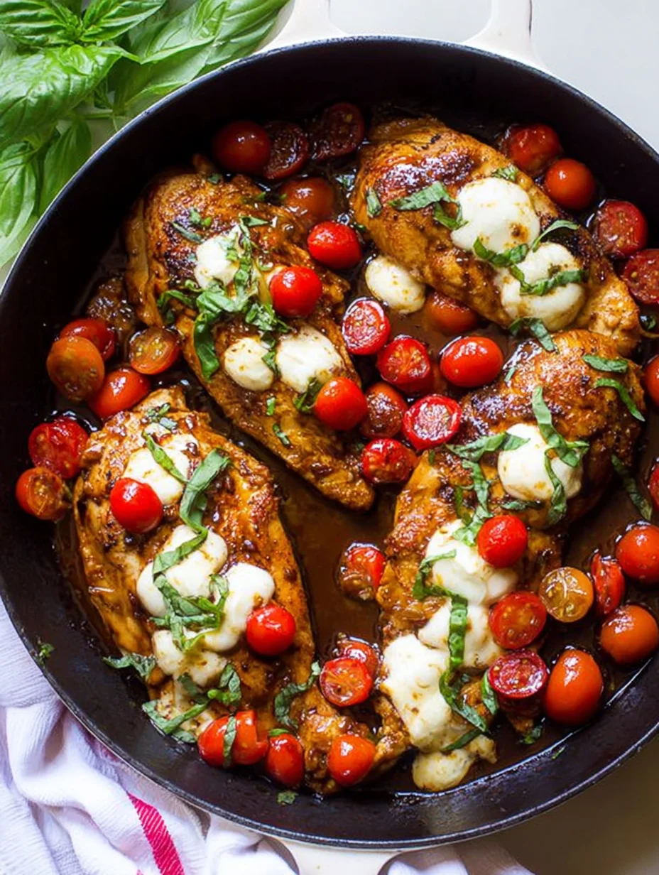 Balsamic Glazed One Pan Chicken