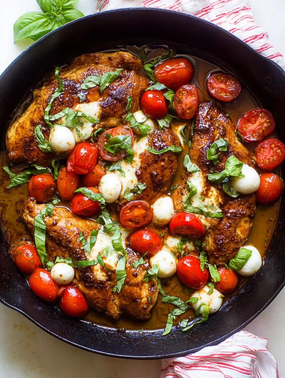 Balsamic Glazed One Pan Chicken