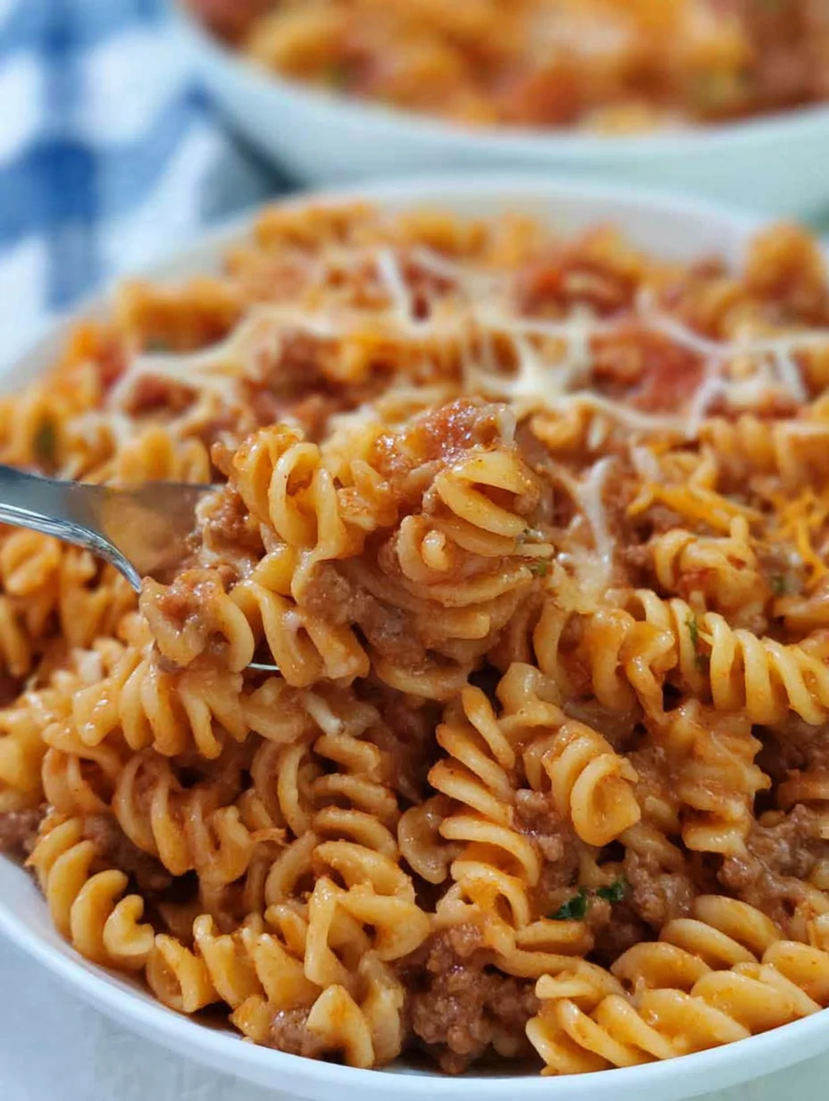 Cheesy Taco Pasta