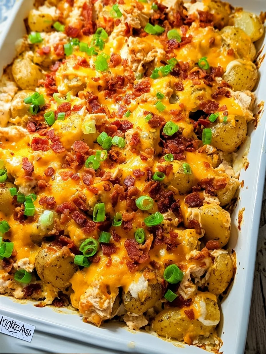 Chicken Bacon Ranch Casserole with Potatoes