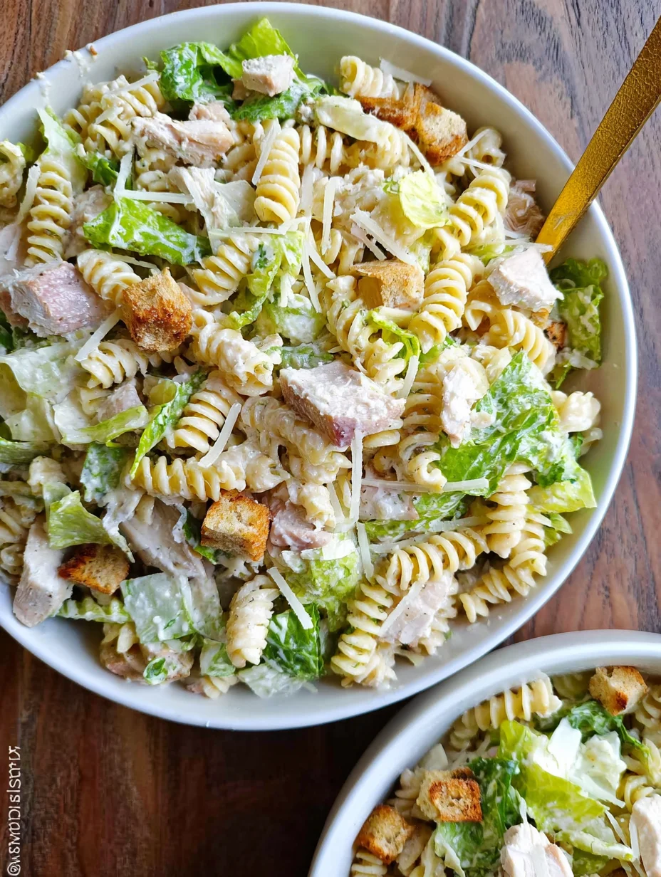Chicken Caesar Pasta Salad