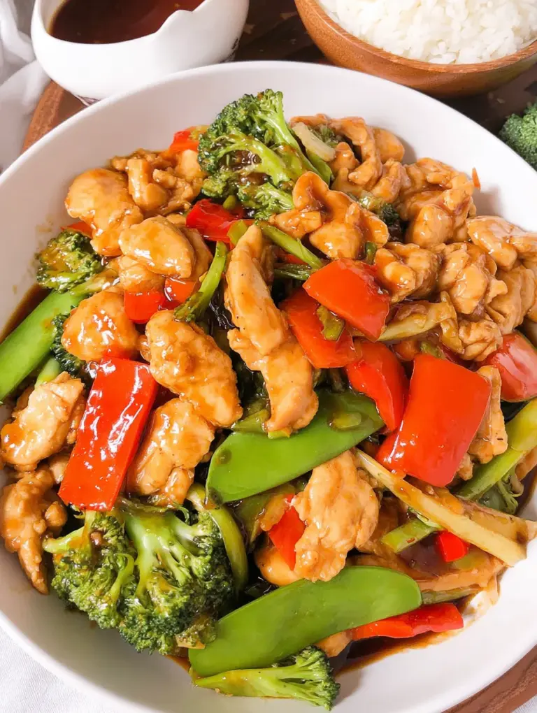 Chicken with Mixed Vegetable Stir Fry