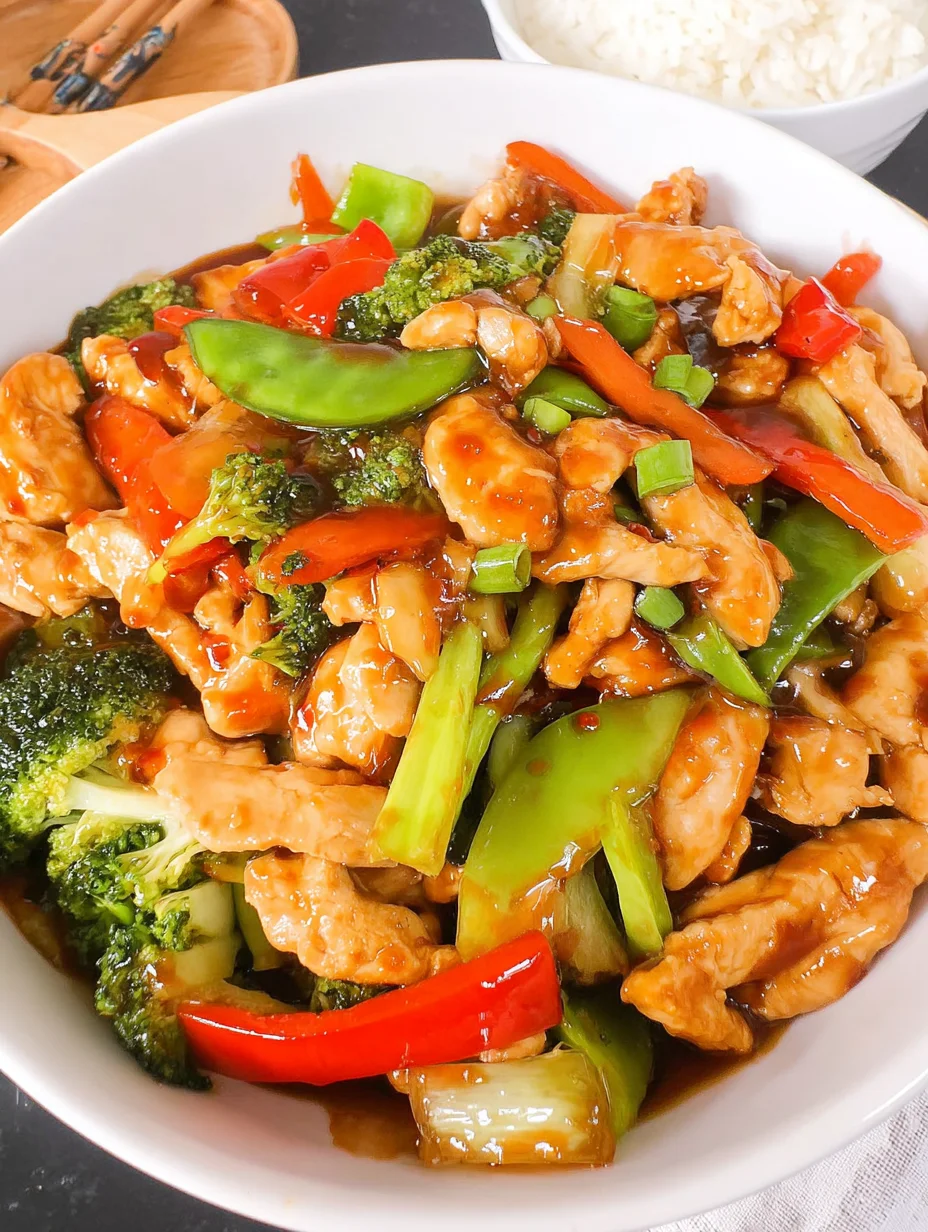 Chicken with Mixed Vegetable Stir Fry