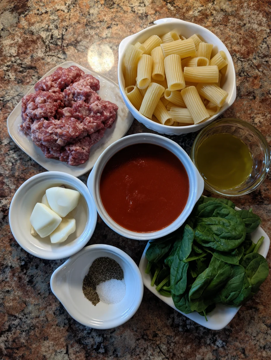 Creamy Sausage Rigatoni
