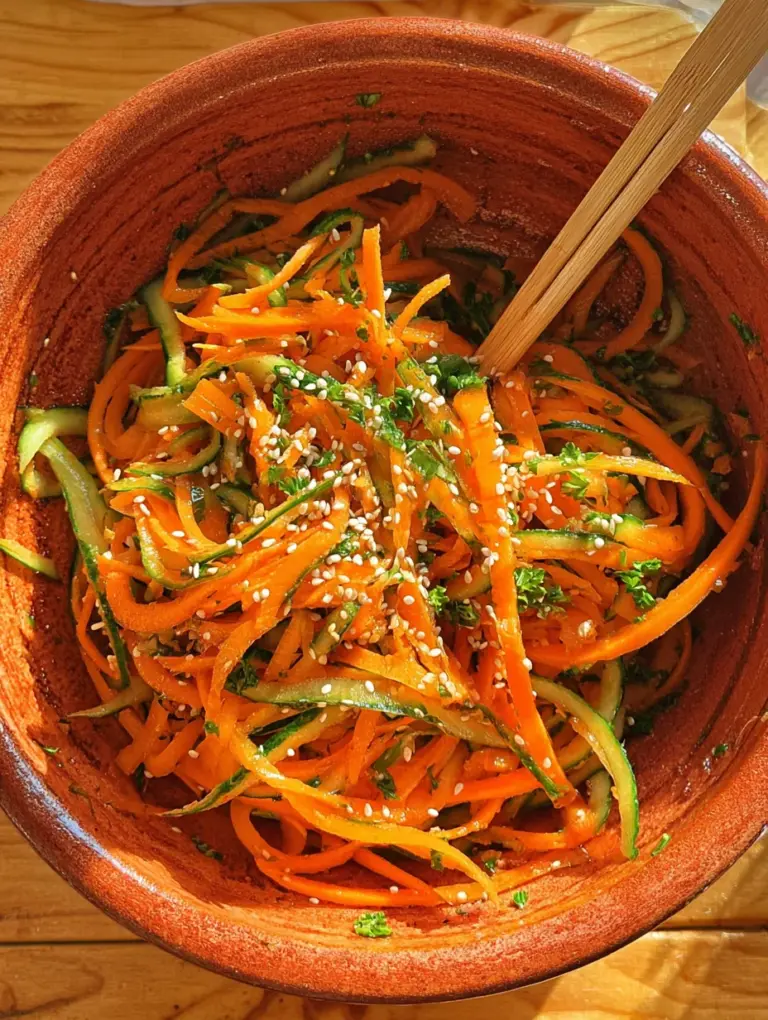 Cucumber Carrot Salad
