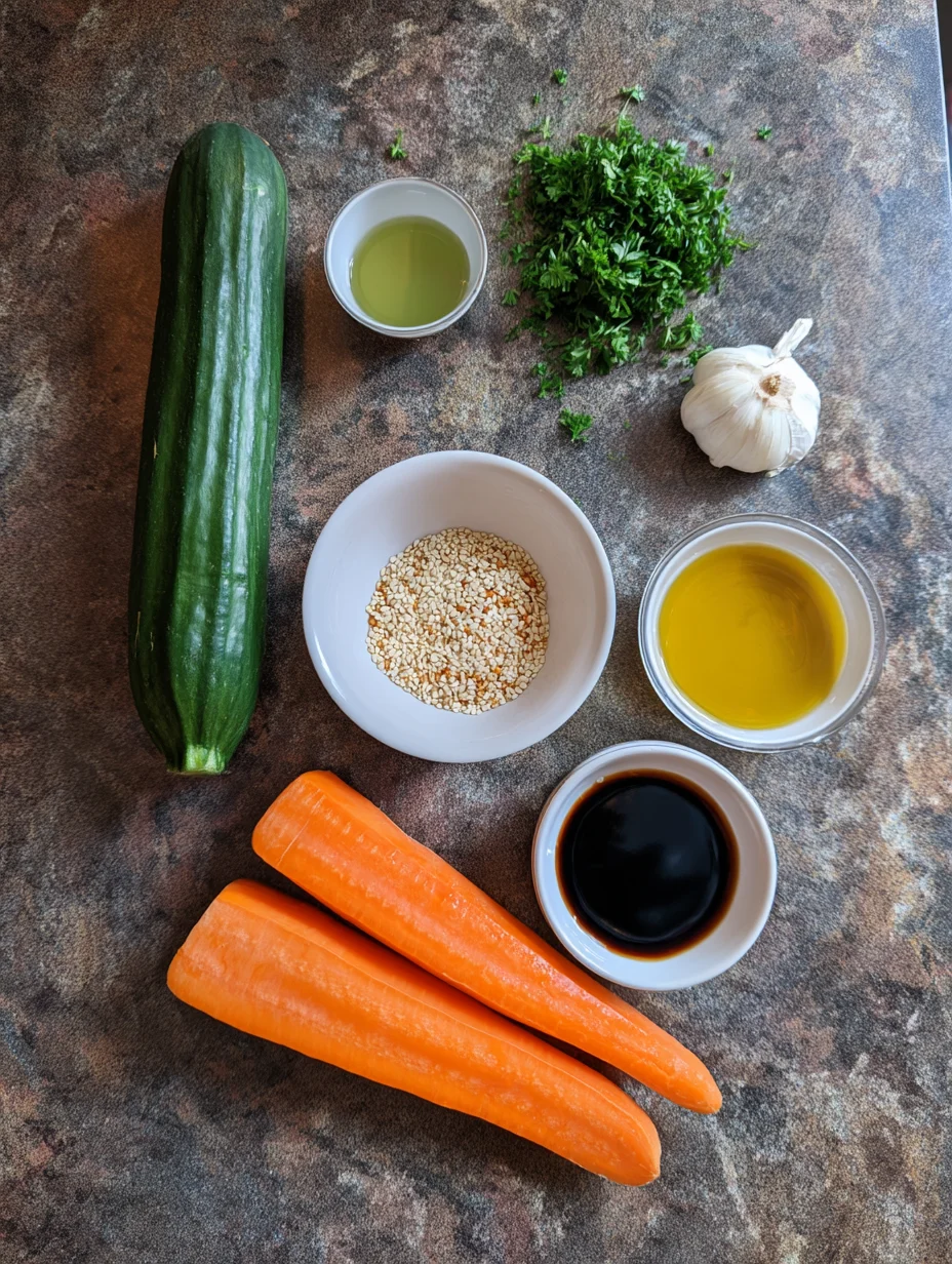 Cucumber Carrot Salad