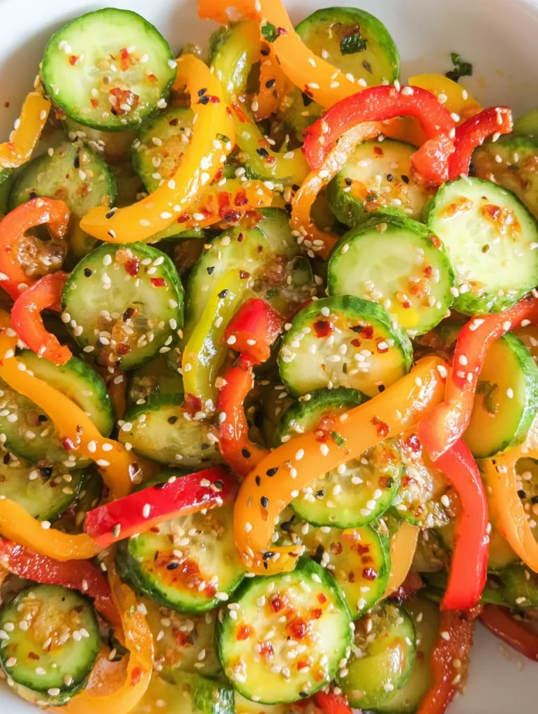 Cucumber & Pepper Salad