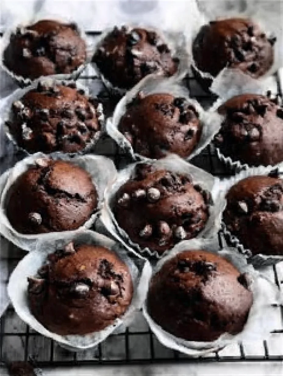 Double Chocolate Espresso Muffins