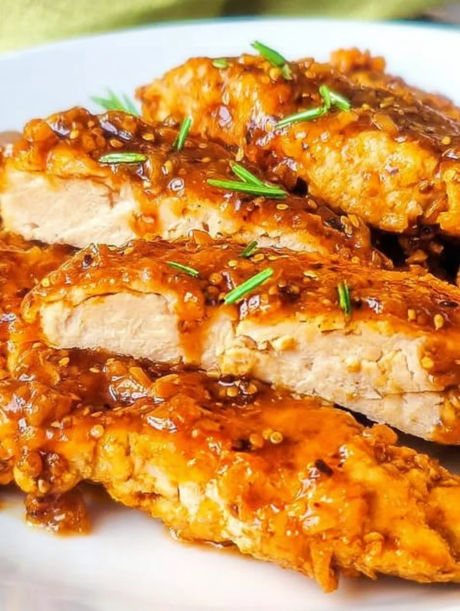 Double Crunch Honey Garlic Chicken Breasts