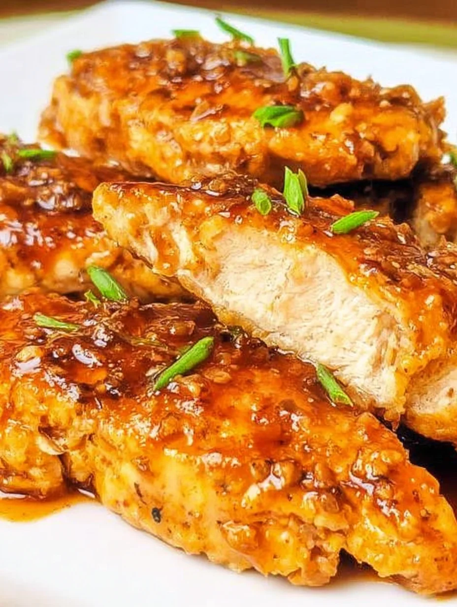 Double Crunch Honey Garlic Chicken Breasts