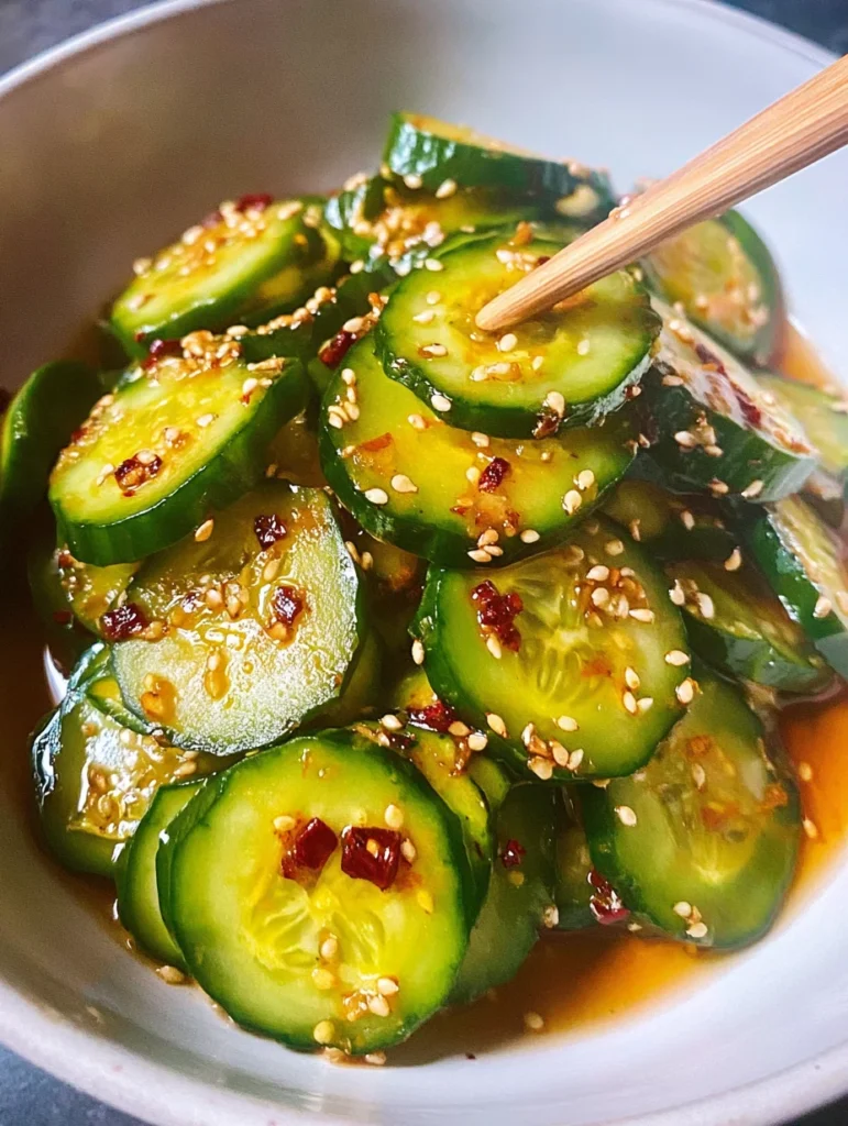 Easy Asian Cucumber Salad
