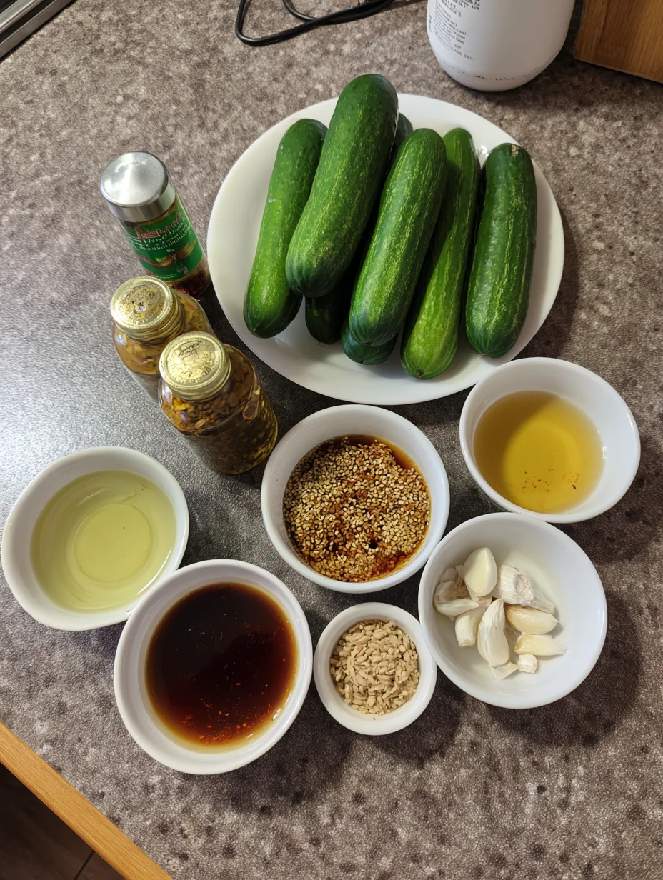 Easy Asian Cucumber Salad