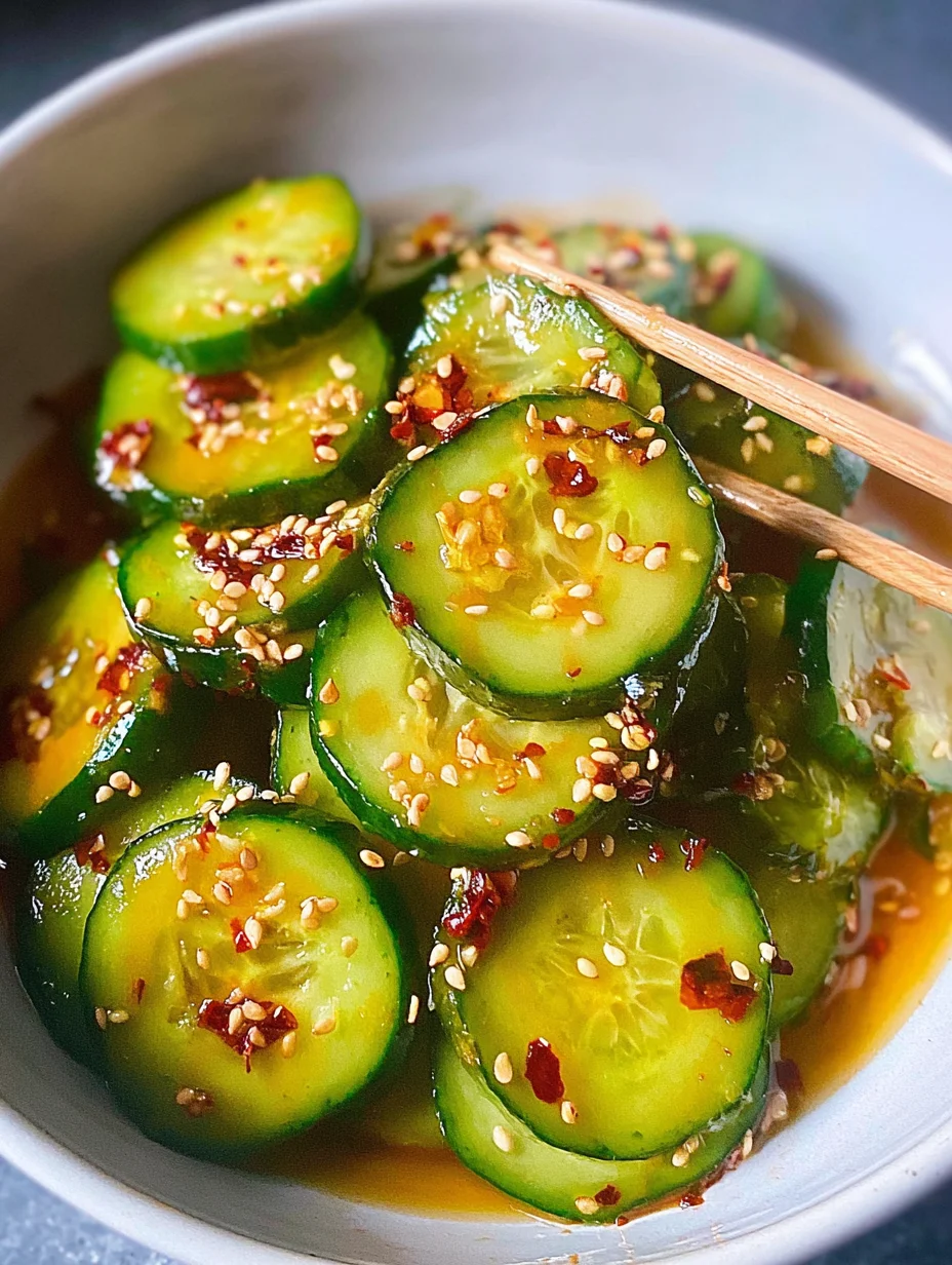 Easy Asian Cucumber Salad