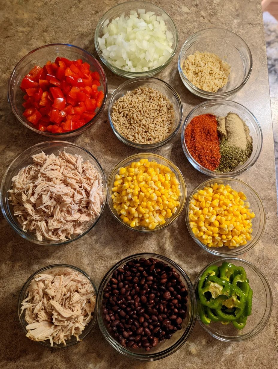 Easy Chicken Burrito Casserole