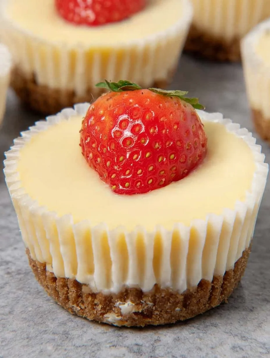 Easy Mini Cheesecakes