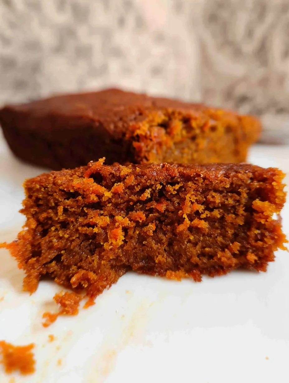 Flourless Oatmeal Carrot Cake
