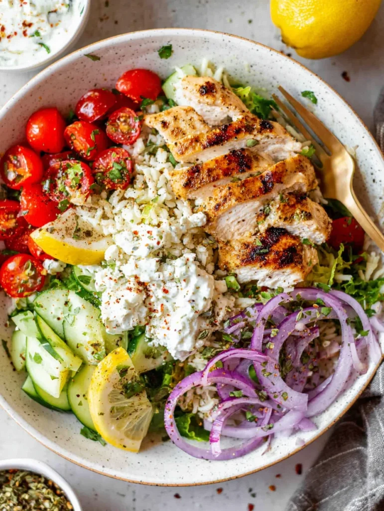 Greek Chicken Bowls