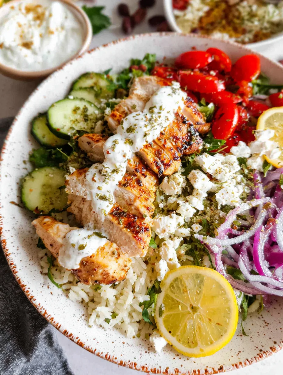 Greek Chicken Bowls