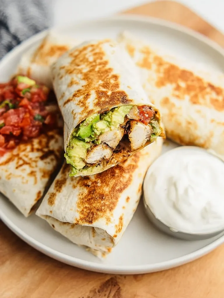 Grilled Avocado Chicken Wraps