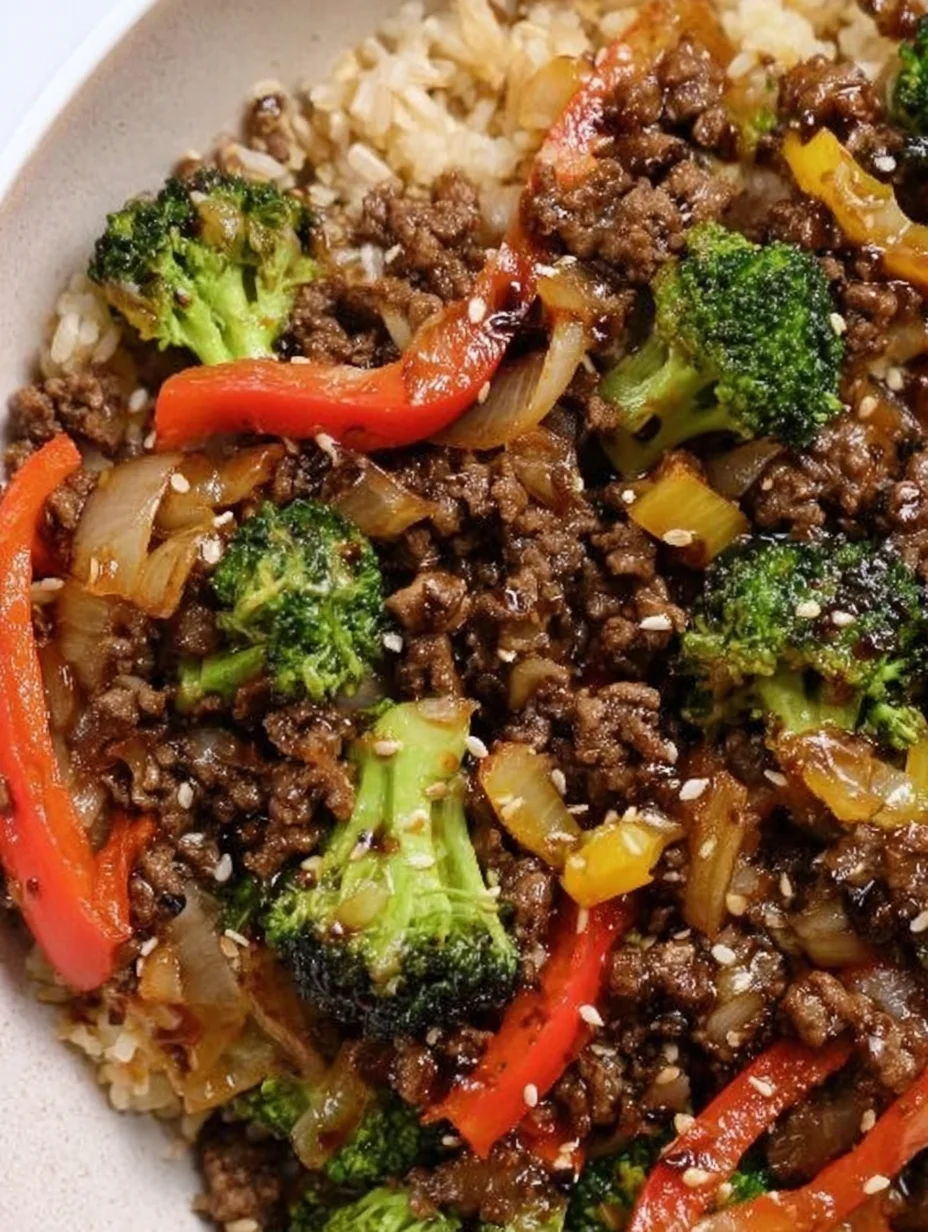 Ground Beef and Broccoli