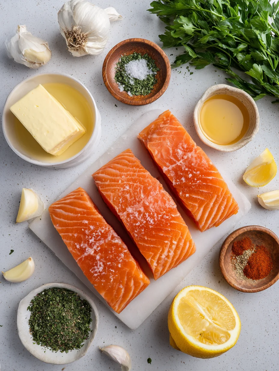 Honey Garlic Butter Baked Salmon