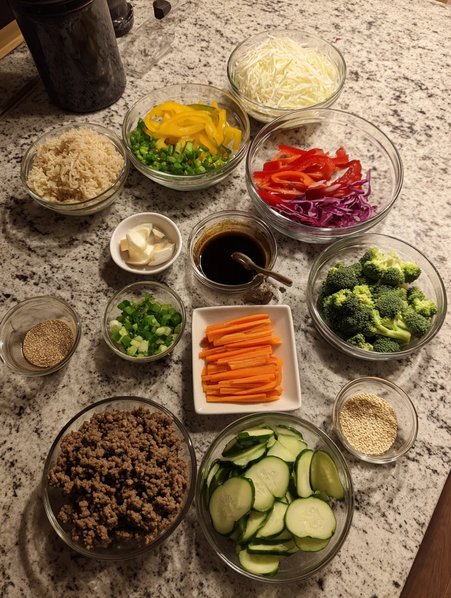 Korean Ground Beef Bowl