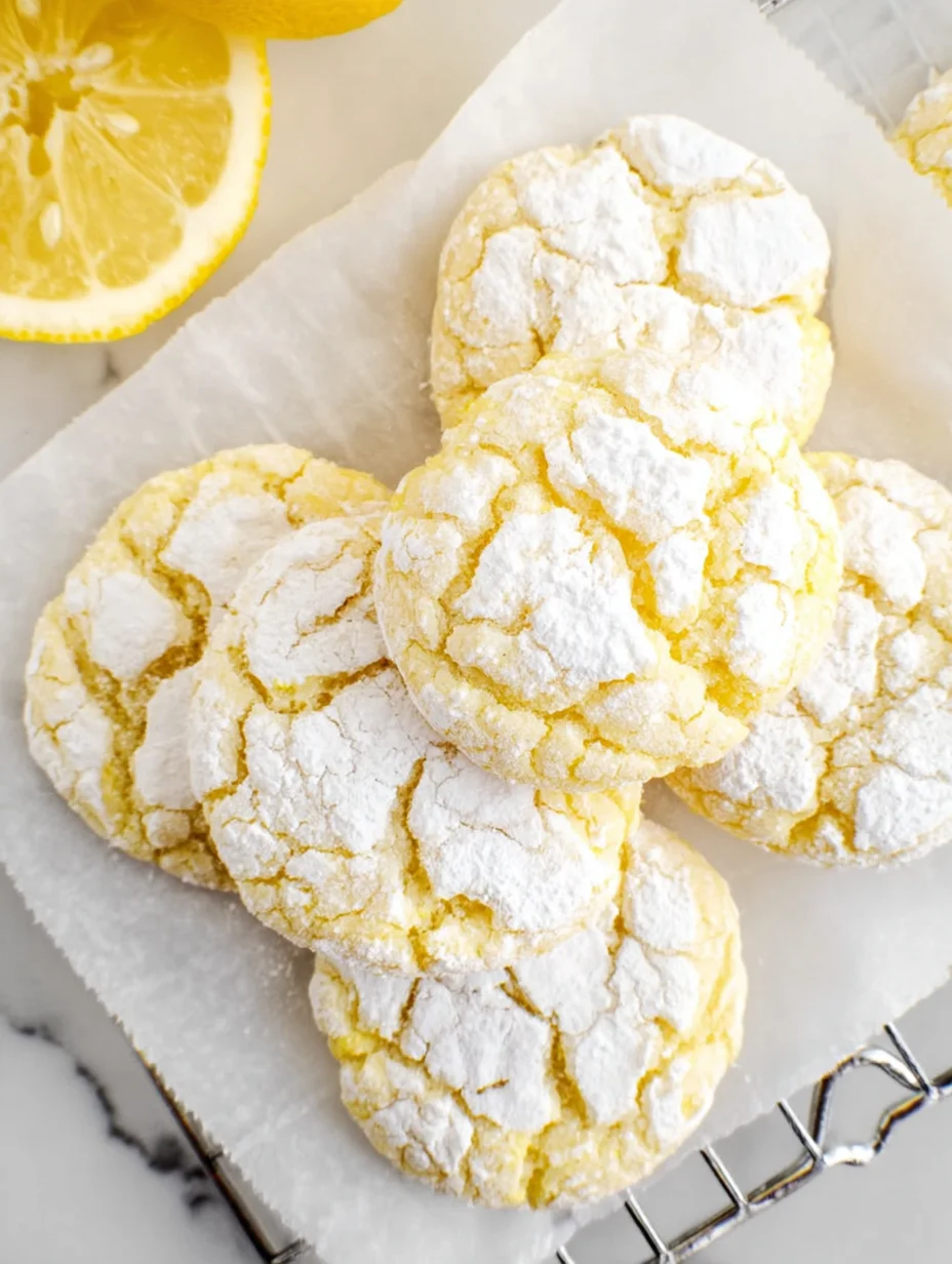 Lemon Crinkle Cookies