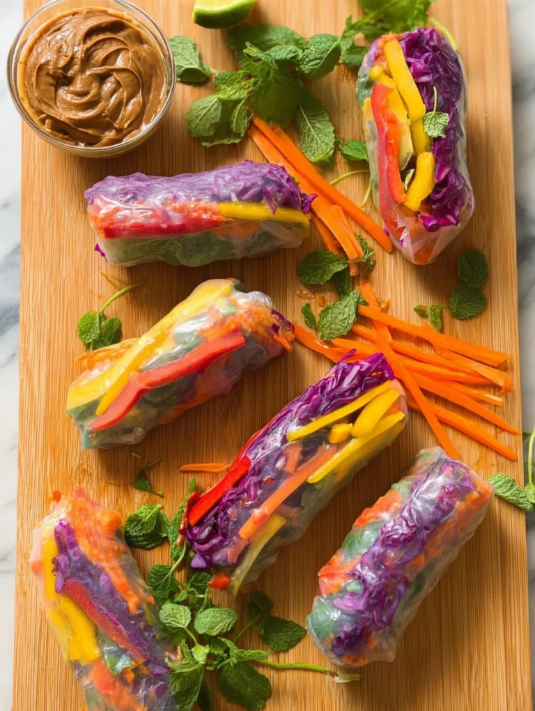 Rainbow Spring Rolls