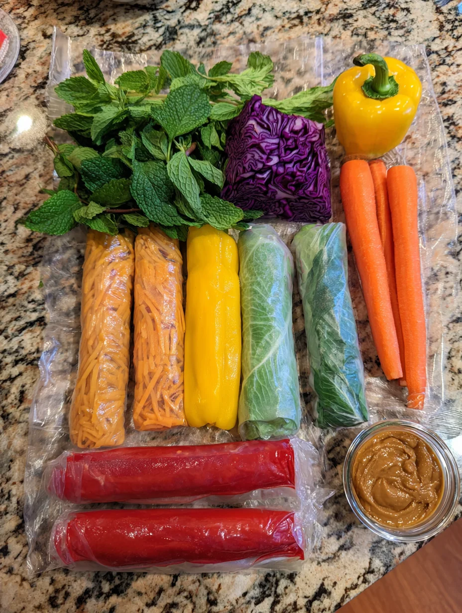 Rainbow Spring Rolls