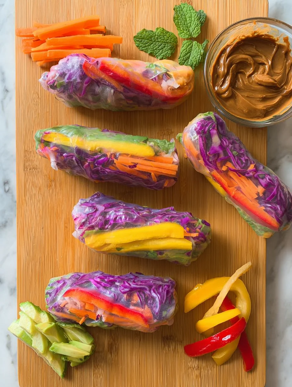 Rainbow Spring Rolls