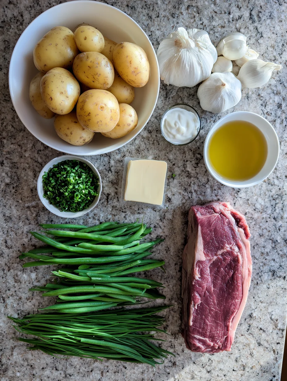 Ribeye and Roasted Garlic Pan Sauce