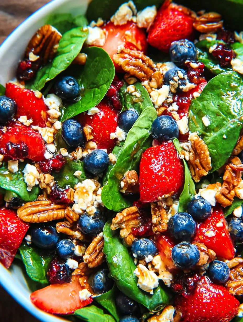 Strawberry Spinach Salad
