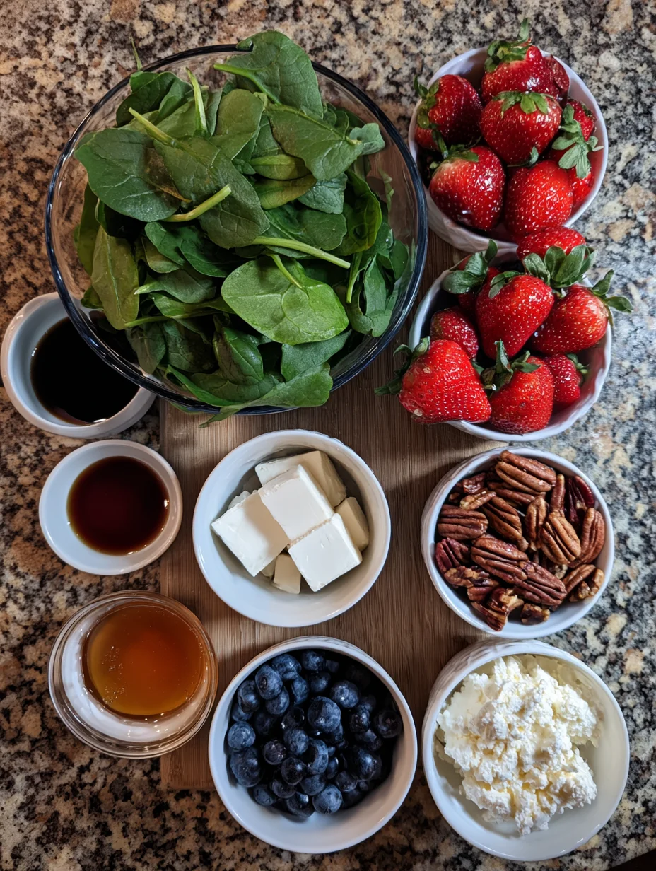 Strawberry Spinach Salad