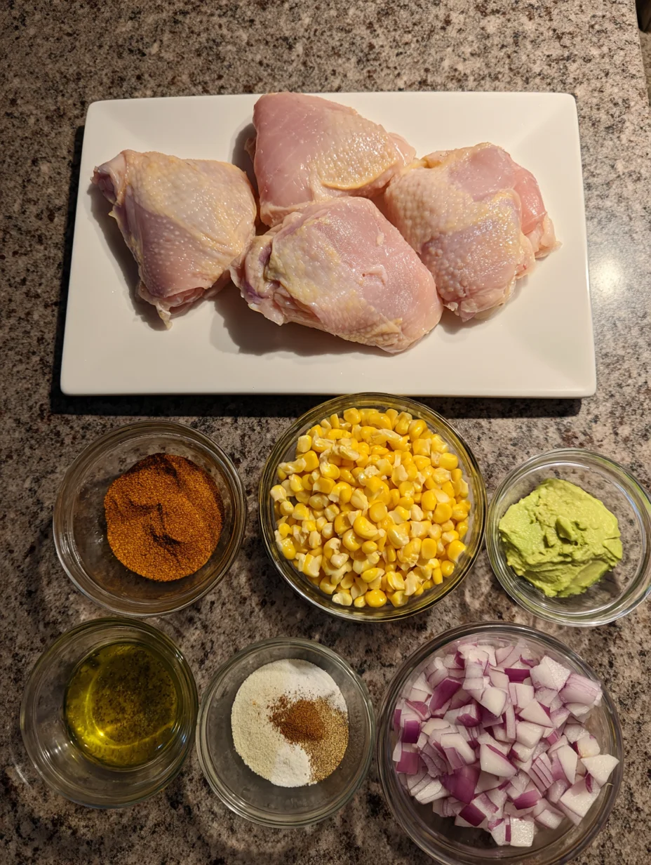 Street Corn Chicken Rice Bowl