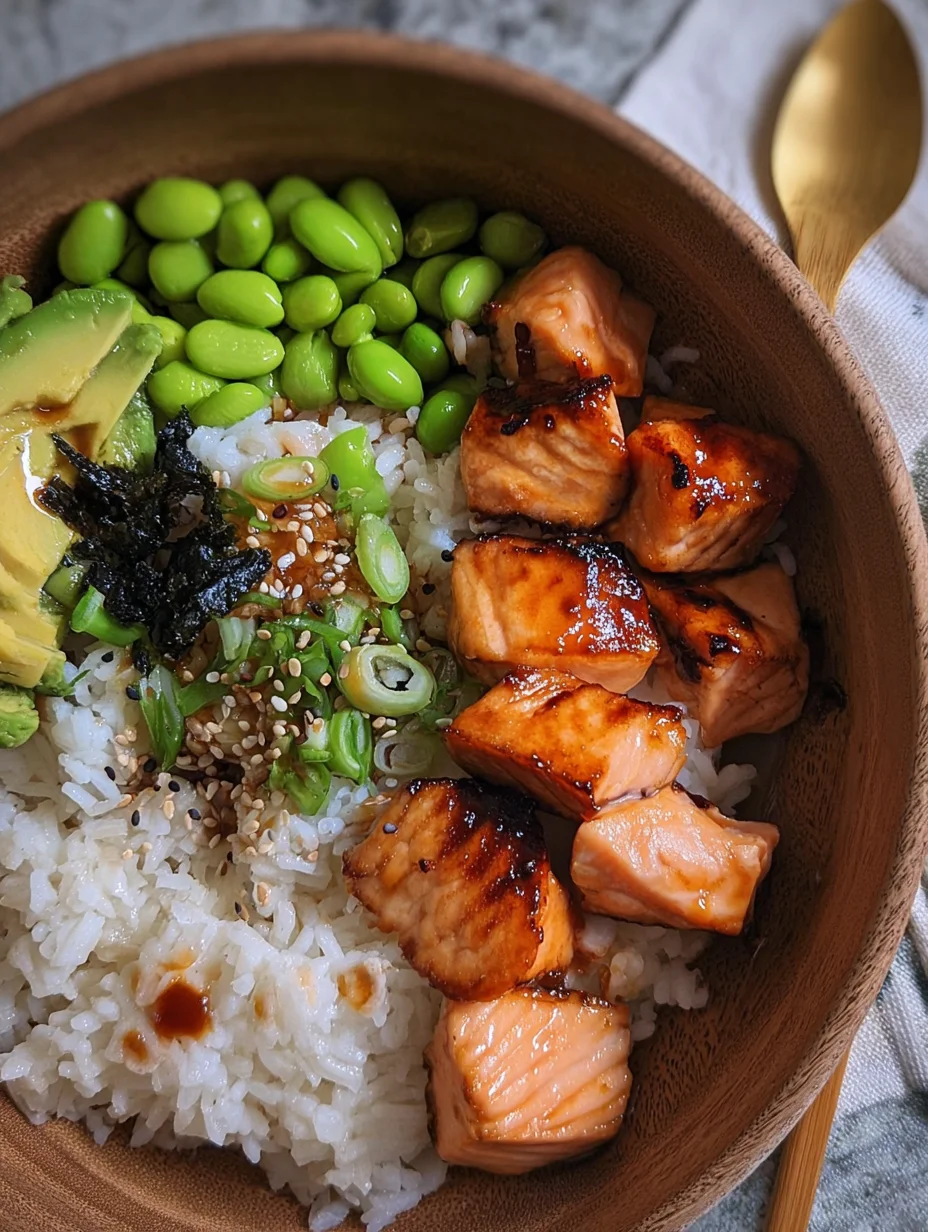 Teriyaki Salmon Sushi Bowl