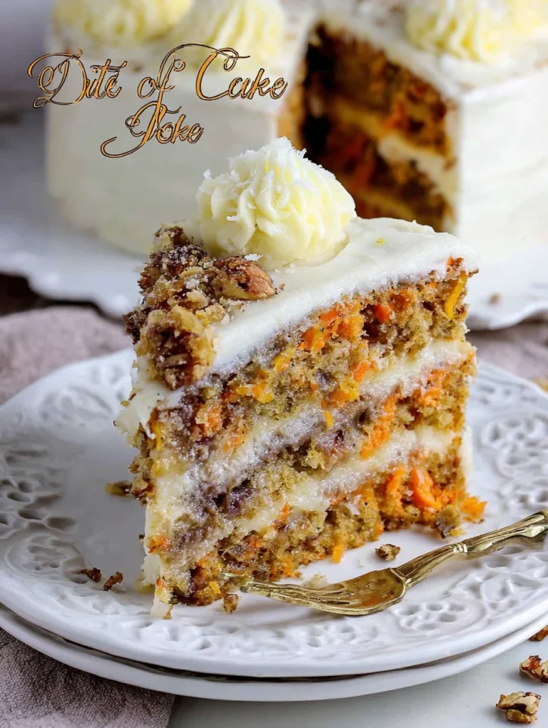 To Die For Carrot Cake