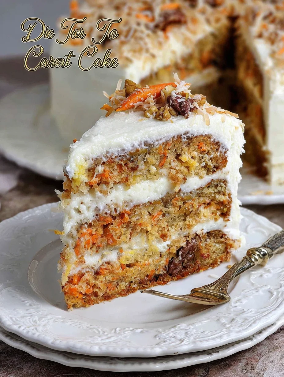 To Die For Carrot Cake