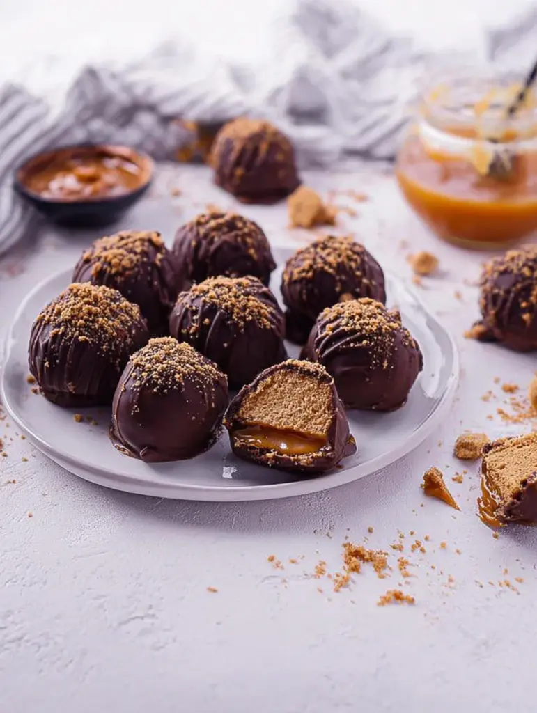 Truffles au Spéculoos