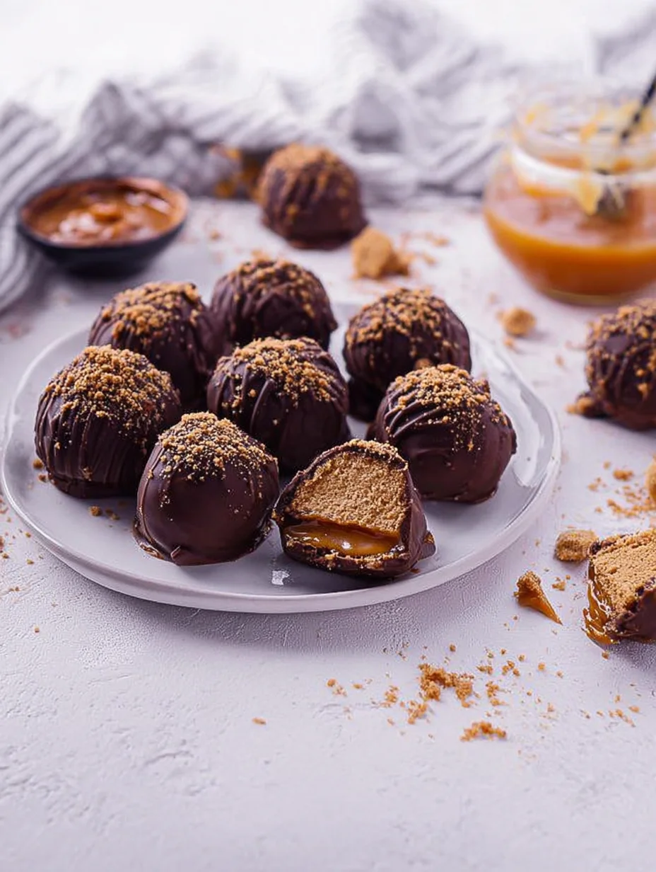 Truffles au Spéculoos