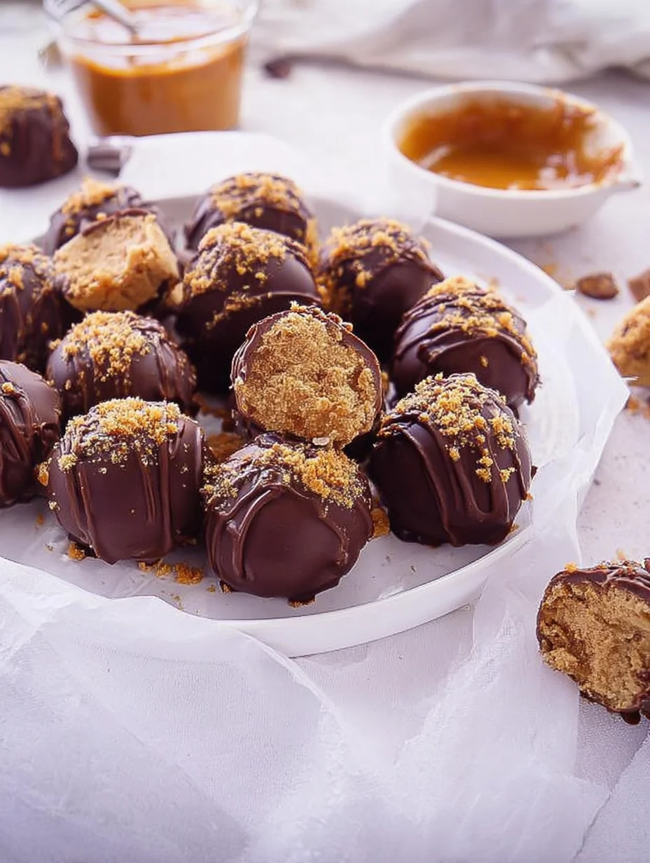 Truffles au Spéculoos