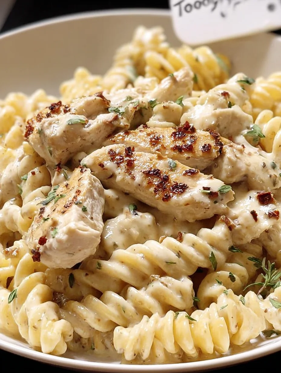 White Cheddar Chicken Pasta